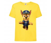 Футболка детская Щенячий патруль (Paw Patrol) желтая (racer-2-yellow) размер 104 см Футболка детская Щенячий патруль (Paw Patrol) желтая (racer-2-yellow) размер 104 см