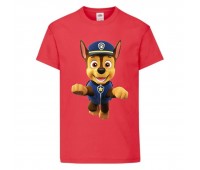 Футболка детская Щенячий патруль (Paw Patrol) красная (racer-2-red) размер 104 см Футболка детская Щенячий патруль (Paw Patrol) красная (racer-2-red) размер 104 см