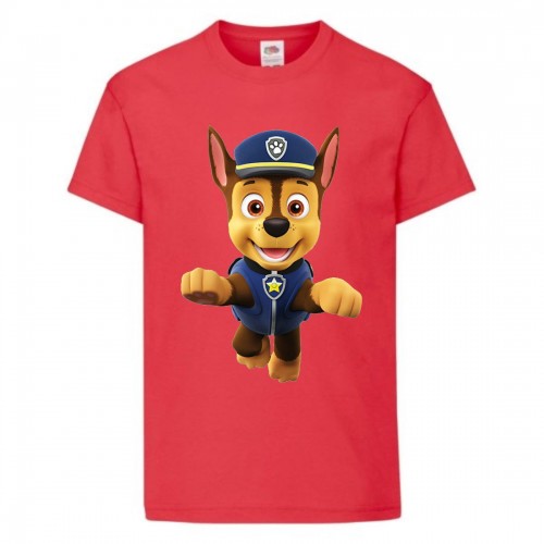 Футболка детская Щенячий патруль (Paw Patrol) красная (racer-2-red) размер 104 см Футболка детская Щенячий патруль (Paw Patrol) красная (racer-2-red) размер 104 см