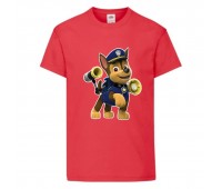 Футболка детская Щенячий патруль (Paw Patrol) красная (racer-3-red) размер 104 см Футболка детская Щенячий патруль (Paw Patrol) красная (racer-3-red) размер 104 см