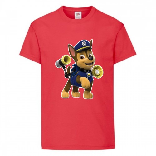 Футболка детская Щенячий патруль (Paw Patrol) красная (racer-3-red) размер 104 см Футболка детская Щенячий патруль (Paw Patrol) красная (racer-3-red) размер 104 см