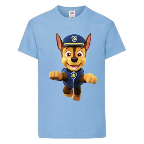 Футболка детская Щенячий патруль (Paw Patrol) светло-голубая (racer-2-blue) размер 104 см Футболка детская Щенячий патруль (Paw Patrol) светло-голубая (racer-2-blue) размер 104 см