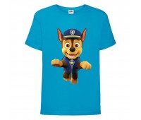 Футболка детская Щенячий патруль (Paw Patrol) голубая (racer-2-blue) размер 104 см Футболка детская Щенячий патруль (Paw Patrol) голубая (racer-2-blue) размер 104 см