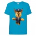  Футболка детская Щенячий патруль (Paw Patrol) голубая (racer-2-blue) размер 116 см