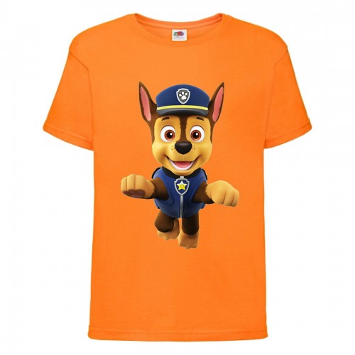 Футболка детская Щенячий патруль (Paw Patrol) оранжевая (racer-2-orange) размер 104 см Футболка детская Щенячий патруль (Paw Patrol) оранжевая (racer-2-orange) размер 104 см