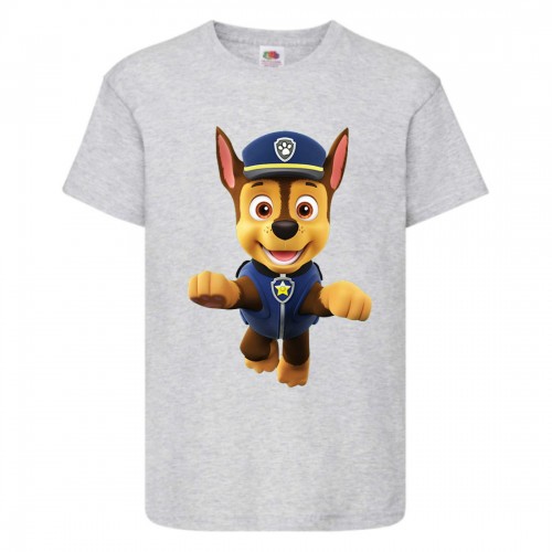 Футболка детская Щенячий патруль (Paw Patrol) серая (racer-2-gray) размер 104 см Футболка детская Щенячий патруль (Paw Patrol) серая (racer-2-gray) размер 104 см