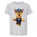 Футболка детская Щенячий патруль (Paw Patrol) серая (racer-2-gray) размер 104 см Футболка детская Щенячий патруль (Paw Patrol) серая (racer-2-gray) размер 104 см