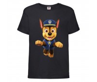 Футболка детская Щенячий патруль (Paw Patrol) черная (racer-2-black) размер 116 см Футболка детская Щенячий патруль (Paw Patrol) черная (racer-2-black) размер 116 см