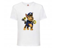 Футболка детская Щенячий патруль (Paw Patrol) белая (racer-3-white) размер 104 см Футболка детская Щенячий патруль (Paw Patrol) белая (racer-3-white) размер 104 см