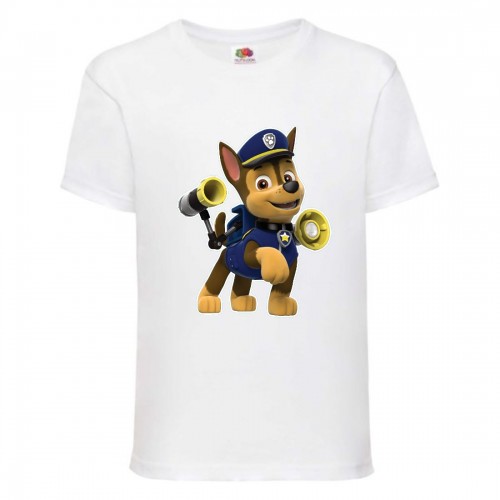Футболка детская Щенячий патруль (Paw Patrol) белая (racer-3-white) размер 116 см Футболка детская Щенячий патруль (Paw Patrol) белая (racer-3-white) размер 116 см