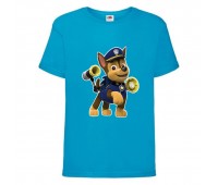 Футболка детская Щенячий патруль (Paw Patrol) голубая (racer-3-blue) размер 104 см Футболка детская Щенячий патруль (Paw Patrol) голубая (racer-3-blue) размер 104 см