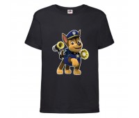 Футболка детская Щенячий патруль (Paw Patrol) черная (racer-3-black) размер 104 см Футболка детская Щенячий патруль (Paw Patrol) черная (racer-3-black) размер 104 см