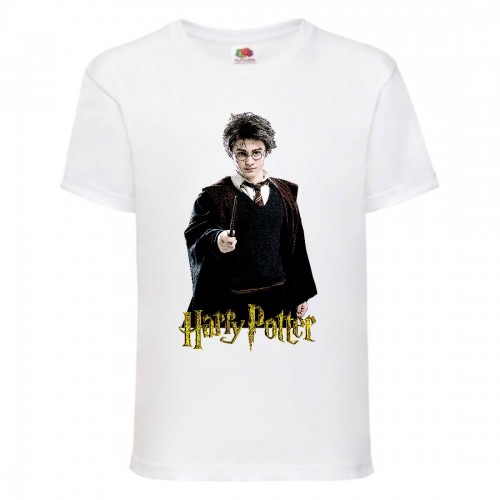 Футболка детская Гарри Поттер (Harry Potter) белая (HPO wh 001) 140 см Футболка детская Гарри Поттер (Harry Potter) белая (HPO wh 001) 140 см