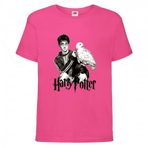 Футболка детская Гарри Поттер 010 (Harry Potter) розовая (HPO pnc 010) 128 см Футболка детская Гарри Поттер 010 (Harry Potter) розовая (HPO pnc 010) 128 см