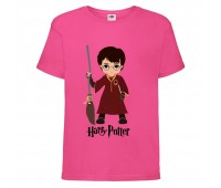 Футболка детская Гарри Поттер 011 (Harry Potter) розовая (HPO pnc 011) 128 см Футболка детская Гарри Поттер 011 (Harry Potter) розовая (HPO pnc 011) 128 см