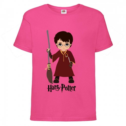 Футболка детская Гарри Поттер 011 (Harry Potter) розовая (HPO pnc 011) 128 см Футболка детская Гарри Поттер 011 (Harry Potter) розовая (HPO pnc 011) 128 см
