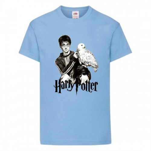 Футболка детская Гарри Поттер 010 (Harry Potter) голубая (HPO lbl 010) 128 см Футболка детская Гарри Поттер 010 (Harry Potter) голубая (HPO lbl 010) 128 см