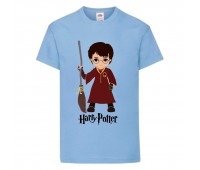 Футболка детская Гарри Поттер 011 (Harry Potter) голубая (HPO lbl 011) 128 см Футболка детская Гарри Поттер 011 (Harry Potter) голубая (HPO lbl 011) 128 см