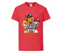 Футболка детская Щенячий патруль (Paw Patrol) красная (puppies-red) размер 104 см Футболка детская Щенячий патруль (Paw Patrol) красная (puppies-red) размер 104 см