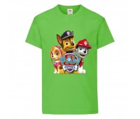 Футболка детская Щенячий патруль (Paw Patrol) светло-зеленая (puppies-green) размер 104 см Футболка детская Щенячий патруль (Paw Patrol) светло-зеленая (puppies-green) размер 104 см
