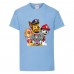 Футболка детская Щенячий патруль (Paw Patrol) светло-голубая (puppies-blue) размер 128 см Футболка детская Щенячий патруль (Paw Patrol) светло-голубая (puppies-blue) размер 128 см