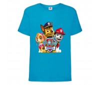 Футболка детская Щенячий патруль (Paw Patrol) голубая (puppies-blue) размер 104 см Футболка детская Щенячий патруль (Paw Patrol) голубая (puppies-blue) размер 104 см