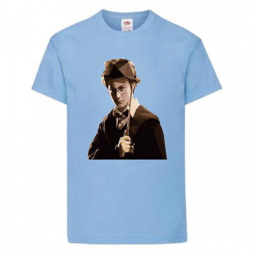 Футболка детская Гарри Поттер 015 (Harry Potter) голубая (HPO lbl 015) 128 см Футболка детская Гарри Поттер 015 (Harry Potter) голубая (HPO lbl 015) 128 см