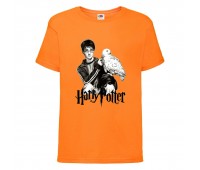Футболка детская Гарри Поттер 010 (Harry Potter) оранжевая (HPO or 010) 128 см Футболка детская Гарри Поттер 010 (Harry Potter) оранжевая (HPO or 010) 128 см