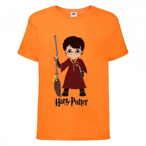 Футболка детская Гарри Поттер 011 (Harry Potter) оранжевая (HPO or 011) 128 см Футболка детская Гарри Поттер 011 (Harry Potter) оранжевая (HPO or 011) 128 см