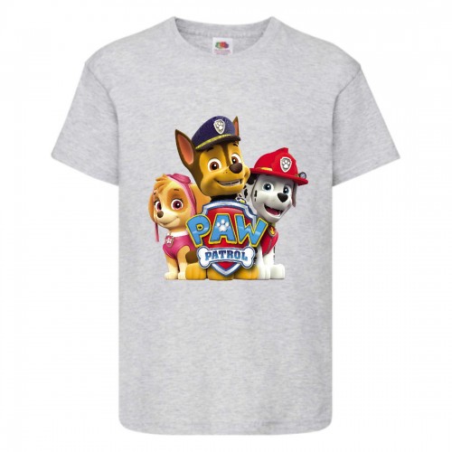 Футболка детская Щенячий патруль (Paw Patrol) серая (puppies-gray) размер 104 см Футболка детская Щенячий патруль (Paw Patrol) серая (puppies-gray) размер 104 см