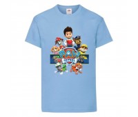 Футболка детская Щенячий патруль (Paw Patrol) светло-голубая (puppies-2-blue) размер 116 см Футболка детская Щенячий патруль (Paw Patrol) светло-голубая (puppies-2-blue) размер 116 см