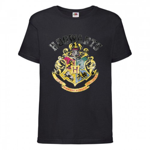 Футболка детская Гарри Поттер 008 (Harry Potter) черная (HPO blc 008) 128 см Футболка детская Гарри Поттер 008 (Harry Potter) черная (HPO blc 008) 128 см