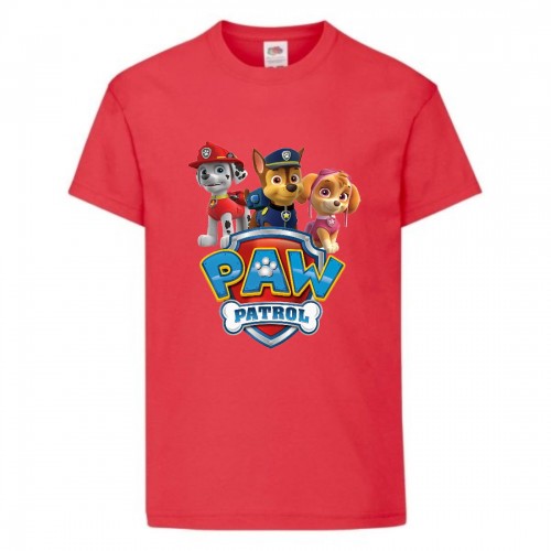Футболка детская Щенячий патруль (Paw Patrol) красная (puppies-5-red) размер 116 см Футболка детская Щенячий патруль (Paw Patrol) красная (puppies-5-red) размер 116 см