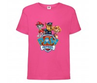 Футболка детская Щенячий патруль (Paw Patrol) розовая (puppies-5-pink) размер 128 см Футболка детская Щенячий патруль (Paw Patrol) розовая (puppies-5-pink) размер 128 см