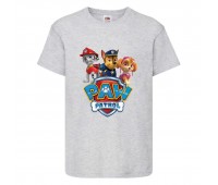 Футболка детская Щенячий патруль (Paw Patrol) серая (puppies-5-gray) размер 116 см Футболка детская Щенячий патруль (Paw Patrol) серая (puppies-5-gray) размер 116 см