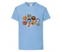 Футболка детская Щенячий патруль (Paw Patrol) светло-голубая (puppies-6-blue) размер 116 см Футболка детская Щенячий патруль (Paw Patrol) светло-голубая (puppies-6-blue) размер 116 см