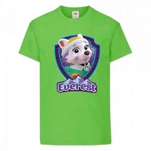 Футболка детская Щенячий патруль (Paw Patrol) светло-зеленая (everest-2-green) размер 128 см Футболка детская Щенячий патруль (Paw Patrol) светло-зеленая (everest-2-green) размер 128 см