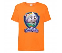  Футболка детская Щенячий патруль (Paw Patrol) оранжевая  (everest-2-orange) размер 104 см