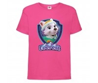  Футболка детская Щенячий патруль (Paw Patrol) розовая  (everest-2-pink) размер 104 см