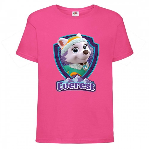 Футболка детская Щенячий патруль (Paw Patrol) розовая (everest-2-pink) размер 128 см Футболка детская Щенячий патруль (Paw Patrol) розовая (everest-2-pink) размер 128 см