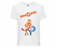 Футболка детская Фиксики 004 (Fixies) белая (FK wh 004) 116 см Футболка детская Фиксики 004 (Fixies) белая (FK wh 004) 116 см