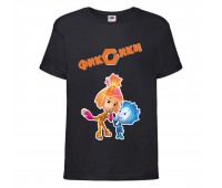 Футболка детская Фиксики 004 (Fixies) черная (FK blc 004) 116 см Футболка детская Фиксики 004 (Fixies) черная (FK blc 004) 116 см
