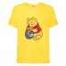 Футболка детская Винни Пух 004 (Winnie Pooh) желтая (WIP yel 004) 104 см