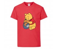 Футболка детская Винни Пух 004 (Winnie Pooh) красная (WIP rd 004) 104 см Футболка детская Винни Пух 004 (Winnie Pooh) красная (WIP rd 004) 104 см