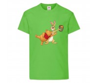 Футболка детская Винни Пух 006 (Winnie Pooh) светлозеленая (WIP lgrn 006) 116 см
