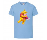 Футболка детская Винни Пух 011 (Winnie Pooh) голубая (WIP lbl 011) 116 см Футболка детская Винни Пух 011 (Winnie Pooh) голубая (WIP lbl 011) 116 см