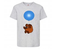 Футболка детская Винни Пух 001 (Winnie Pooh) серая (WIP gr 001) 140 см Футболка детская Винни Пух 001 (Winnie Pooh) серая (WIP gr 001) 140 см