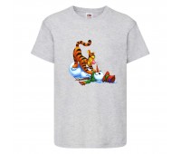 Футболка детская Винни Пух 005 (Winnie Pooh) серая (WIP gr 005) 116 см