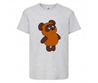 Футболка детская Винни Пух 009 (Winnie Pooh) серая (WIP gr 009) 116 см Футболка детская Винни Пух 009 (Winnie Pooh) серая (WIP gr 009) 116 см