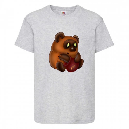 Футболка детская Винни Пух 013 (Winnie Pooh) серая (WIP gr 013) 164 см Футболка детская Винни Пух 013 (Winnie Pooh) серая (WIP gr 013) 164 см